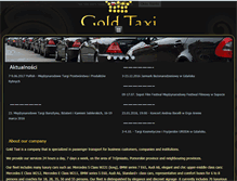 Tablet Screenshot of gold-taxi.pl